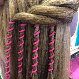 Twirly Do Hair Wraps  -    PURPLE PLUM